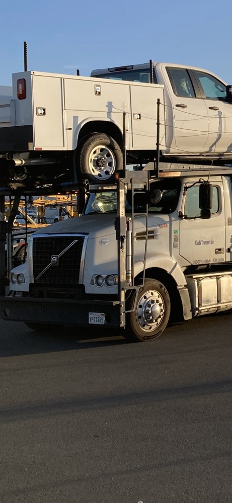 Canda Transport Volvo cab close-up